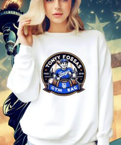 Tony Fossas New York Yankees baseball gym bag shirt