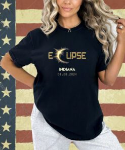 Total Solar Eclipse Indiana Totality April 8 2024 Indiana T-Shirt