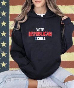 VOTE REPUBLICAN & CHILL 24 election 2024 anti Biden Trump T-Shirt