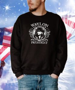 Waylon For President Circle Photo Men’s t-shirt