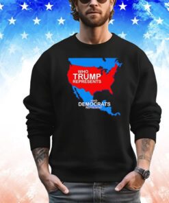 Who Trump represents who democrats represent Shirt