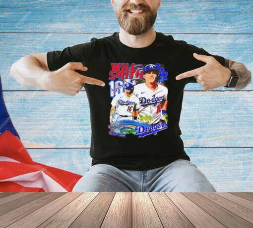 Will Smith Los Angeles Dodgers baseball retro T-shirt