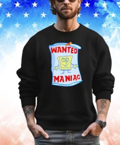 Young Mantis wearing wanted maniac Shirt