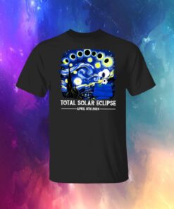 Snoopy and Woodstock Total Solar Eclipse 2024 Men T-Shirt