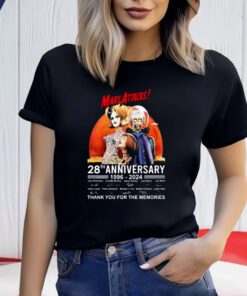 Mars Attacks 28th Anniversary 1996-2024 Thank You For The Memories Shirts