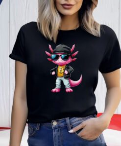Cool Axolotl Hodler Sunglasses Neckless Bitcoin Bitcoin Shirts