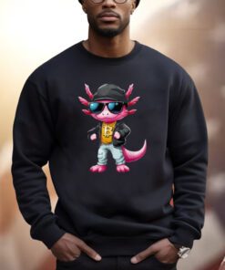 Cool Axolotl Hodler Sunglasses Neckless Bitcoin Bitcoin Shirts