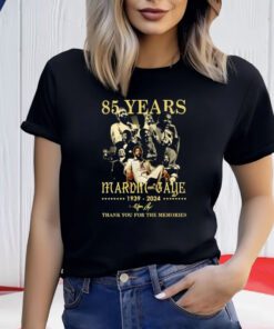 85 Years Marvin Gaye 1939-2024 Thank You For The Memories Shirt