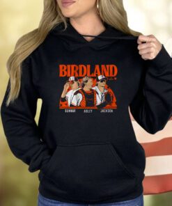Adley Rutschman Gunnar Henderson & Jackson Holliday Birdland Shirts