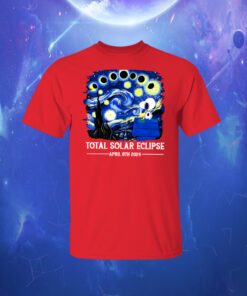 Snoopy and Woodstock Total Solar Eclipse 2024 Shirts