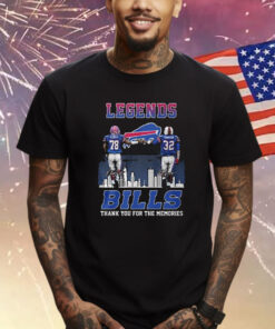 Bills Legends Smith Simpson Thank You For The Memories Shirts