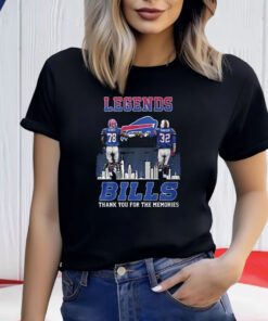 Bills Legends Smith Simpson Thank You For The Memories Shirts
