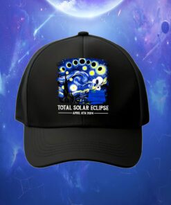 Snoopy and Woodstock Total Solar Eclipse 2024 Hat