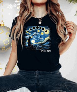 Sale Snoopy and Woodstock total solar eclipse 2024 Shirt