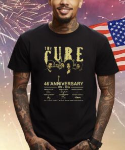 The Cure 46th Anniversary 1978-2024 Thank You For The Memories Shirts