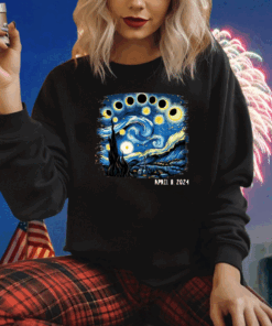 Sale Snoopy and Woodstock total solar eclipse 2024 Shirt