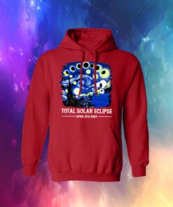 Snoopy and Woodstock Total Solar Eclipse 2024 Hoodie Shirt