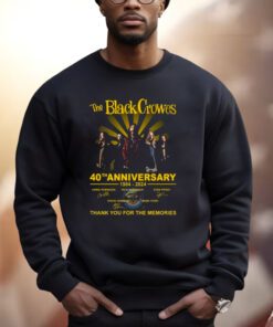 The Black Crowes 40th Anniversary 1984-2024 Thank You For The Memories Shirts