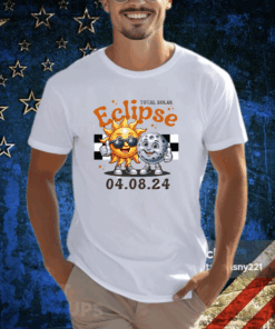 Total Solar Eclipse 2024, April 8 2024, USA Map Shirt