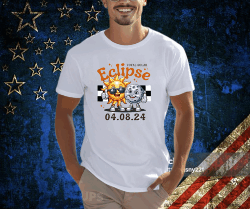 Total Solar Eclipse 2024, April 8 2024, USA Map Shirt