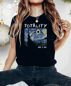 Art Solar Eclipse 2024 Totality April 8 Shirt