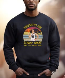 Caitlin Clark Hawkeyes Girl Classy Sassy And A Bit Smart Assy Shirt