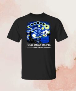 Snoopy and Woodstock Total Solar Eclipse 2024 Shirt