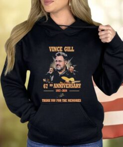 Vince Gill 67rd Anniversary 1957-2024 Thank You For The Memories Shirts