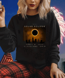 2024 Total Solar Eclipse in Cleveland Shirts