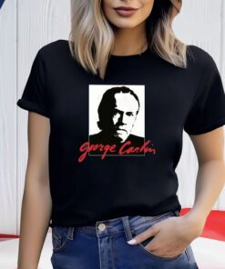 Mike Cessario Wearing George Carlin Sometimes A Little Brain Damage Can Help Shirts