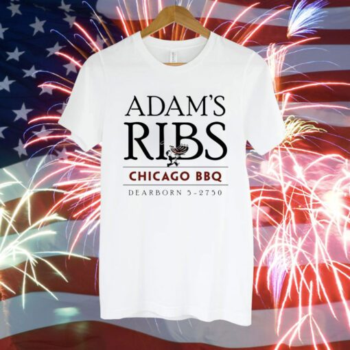 Adam’s Ribs Chicago BBQ Dear born 5 2750 Tee Shirt