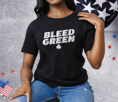 BOSTON BASKETBALL BLEED GREEN Tee Shirt