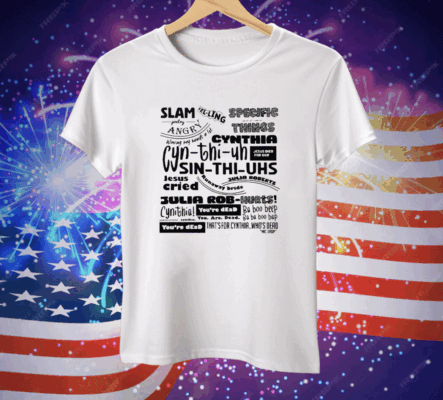 Cynthia Slam Poetry Tee Shirt