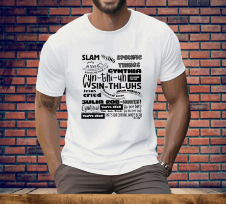 Cynthia Slam Poetry Tee Shirt