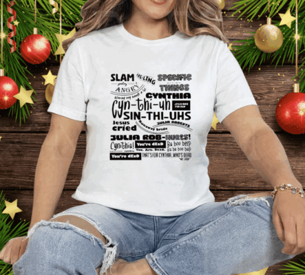 Cynthia Slam Poetry Tee Shirt