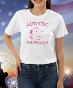 Dishonorablementions Store Autistic Princess Opossum Shirt