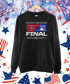 Florida Panthers Vs New York Rangers Fanatics 2024 Eastern Conference Finals Matchup Shirt