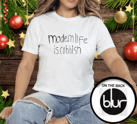 Harry Styles Blur Modern Life Is Rubbish Tee Shirt