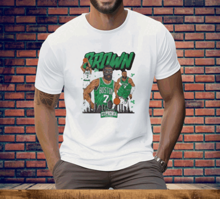 Jaylen Brown Celtics Planet Euphoria Tee Shirt