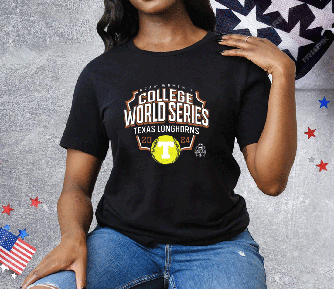 Longhorns 2024 Softball Women’s College World Series Total Runs Tee Shirt - Image 2