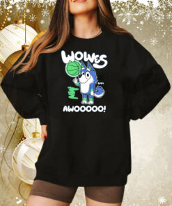 Minnesota Timberwolves Bluey Wolves Awooooo Sweatshirt