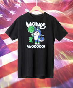 Minnesota Timberwolves Bluey Wolves Awooooo T-Shirt