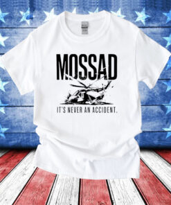 Mossad It’s Never An Accident Ladies Boyfriend T-Shirts