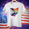 Ohio Love Progress Pride Tee Shirt