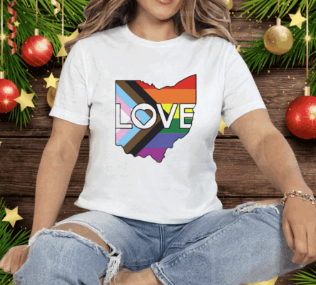 Ohio Love Progress Pride Tee Shirt