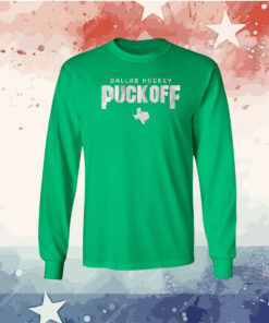 Puck Off Dallas Hockey Tee Shirt