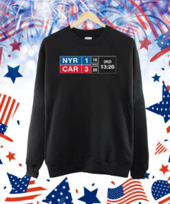 Rangers And Hurricanes Score Shirt
