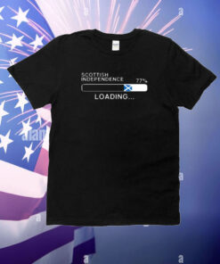 Roberta Gilmour Scottish Independence 77% Loading T-Shirt