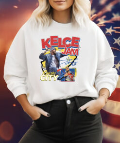 Travis Kelce Kelce Jam Kansas City Ladies Boyfriend SweatShirt