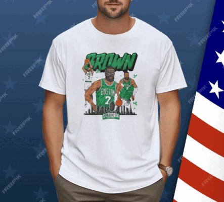 Jaylen Brown Celtics Planet Euphoria Tee Shirt